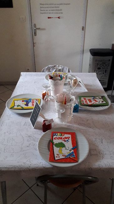 Deco de table enfant - 2