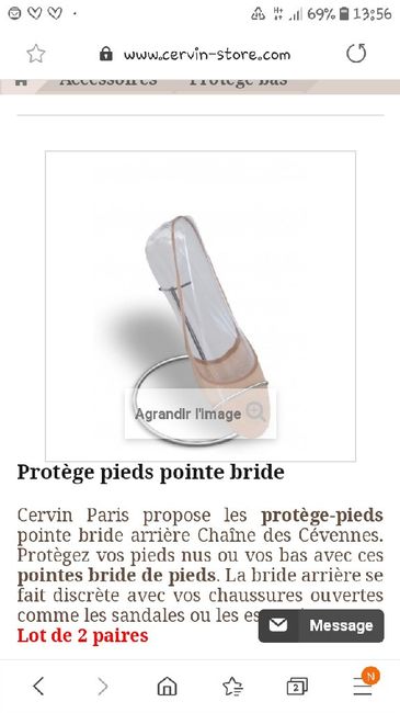 Des collants pour éviter le mal aux pieds ? 1