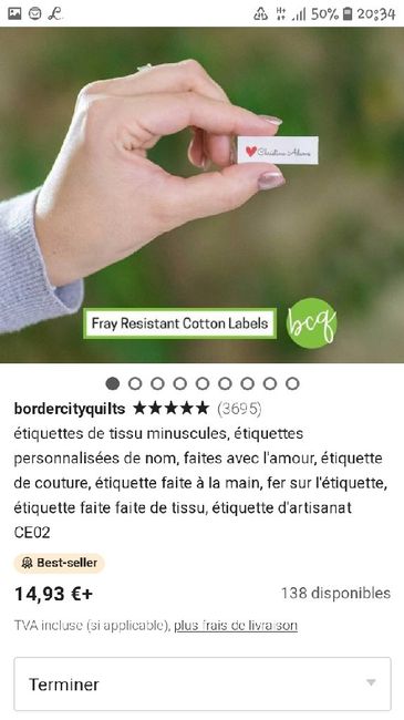Personnalisation étiquette textile ? - 2