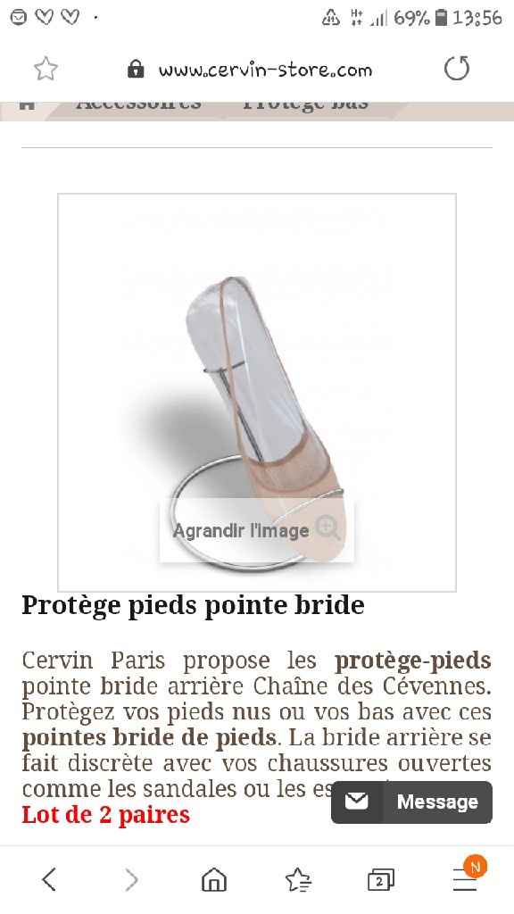 Des collants pour éviter le mal aux pieds ? - 1