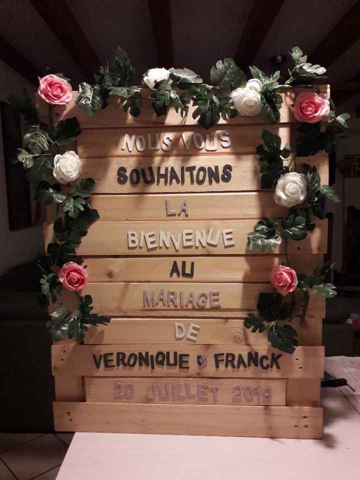 Panneau de bienvenue diy - 1