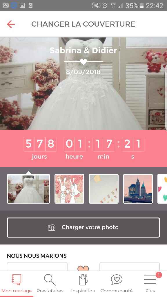 Combien de jours reste-t-il avant votre mariage ? - 1