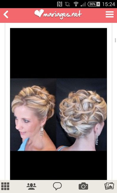 Coiffure mariée  une galère  - 2