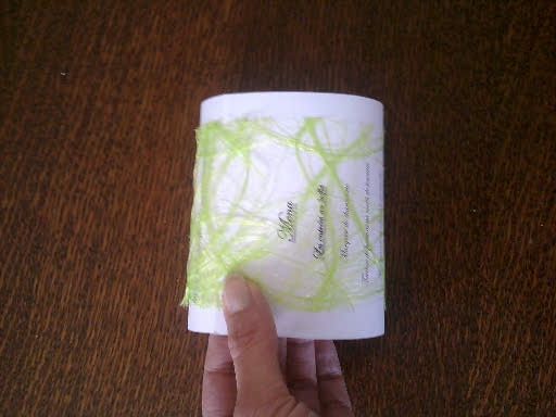 tuto menu rond de serviette