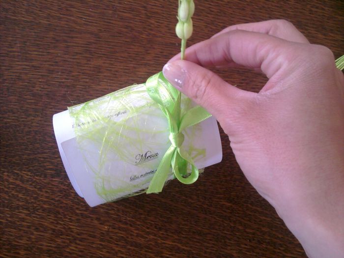 tuto menu rond de serviette