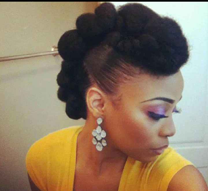 Coiffure cheveux afro - 1