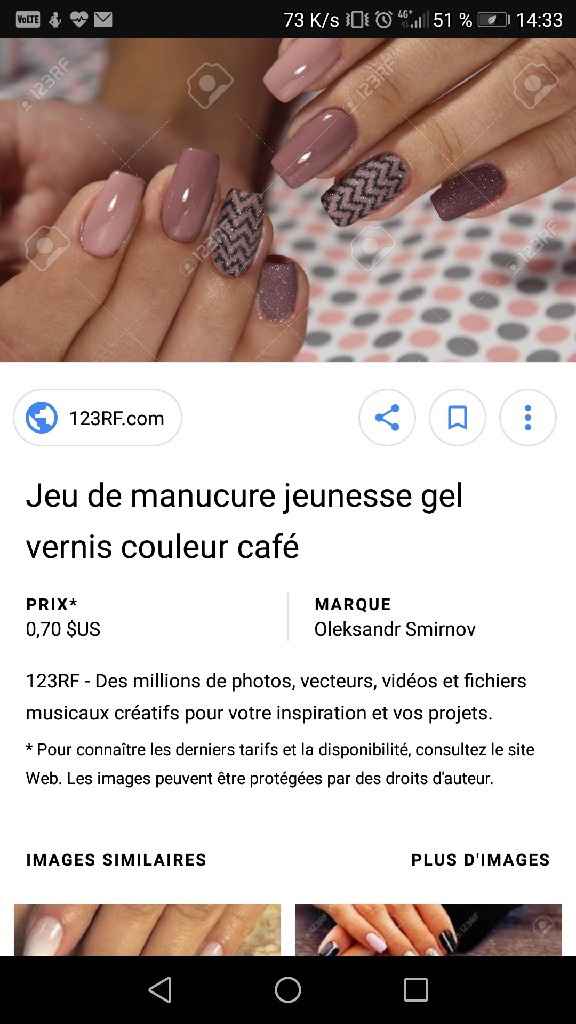 Choisissez votre manucure parmi celles ci - 1