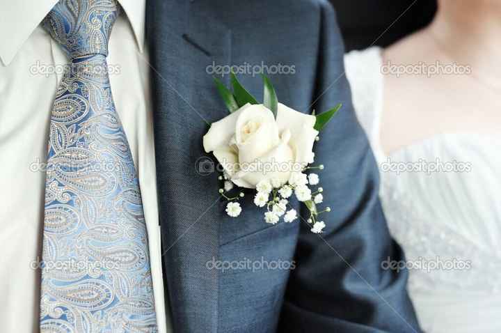 Boutonnière marié - 1