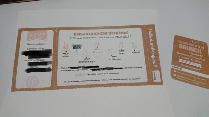 Faire part reçus 😍😍 4