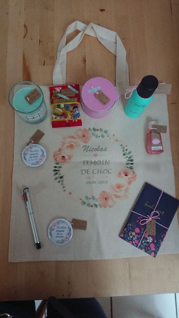 Le tote bag des témoins 😍 - 2