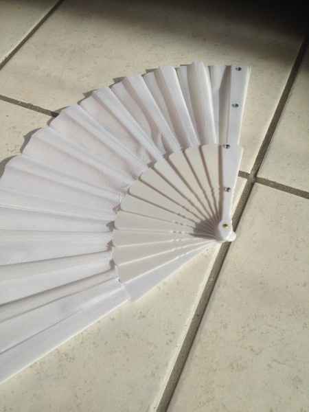 Éventails invites avec strass