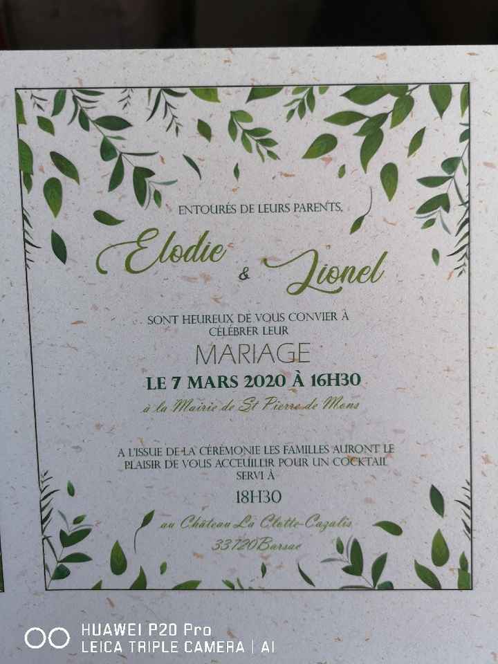 Présentation & et diy faire-part (prototype) - 1