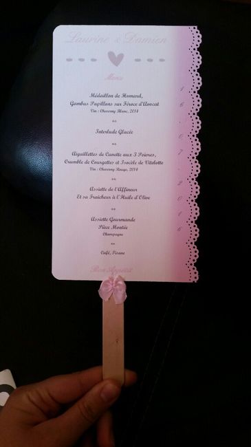 Programme journée mariage - 1