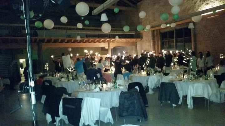 gateau mariés avec cierge 