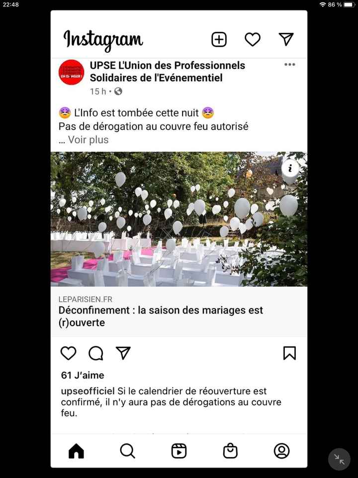 Calendrier validé par le gouvernement - 1