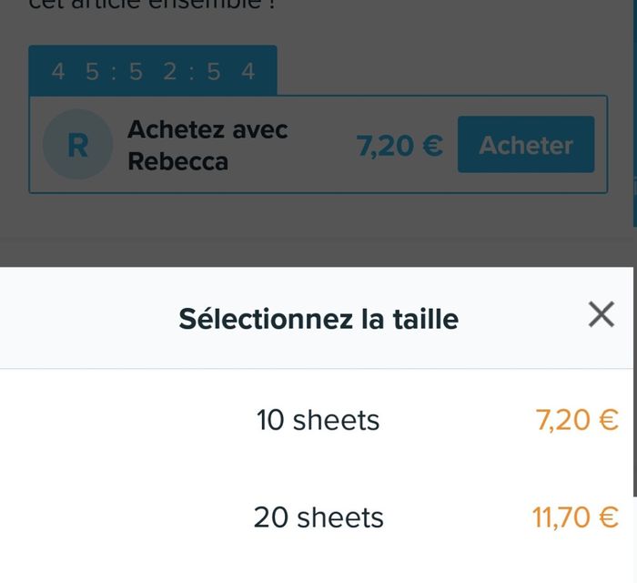 Deuxième etape