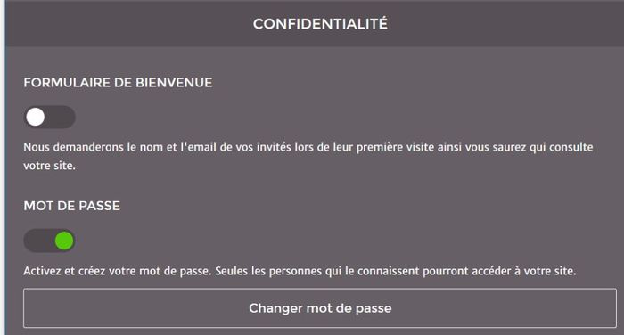 Configuration site