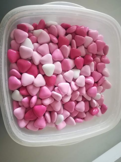 dragées coeur chocolat
