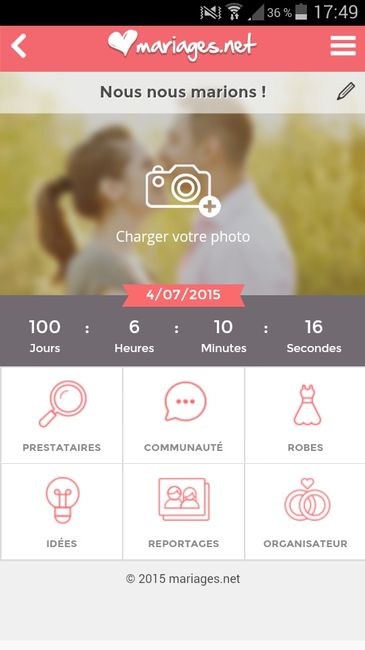 J-100 wedding 4 juillet 2015... - 1