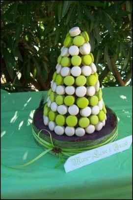 La pièce montée en macarons