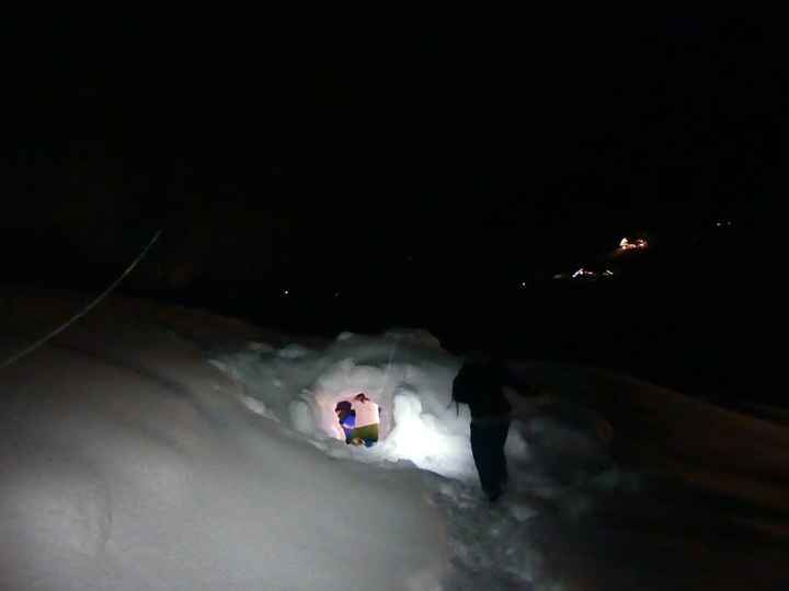 Igloo by night