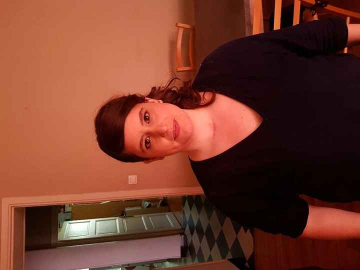 Essai coiffure et maquillage. - 1