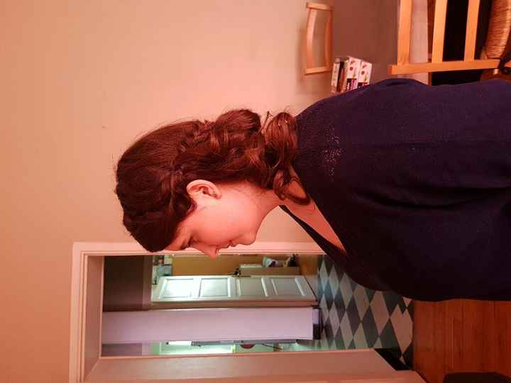 Essai coiffure et maquillage. - 2