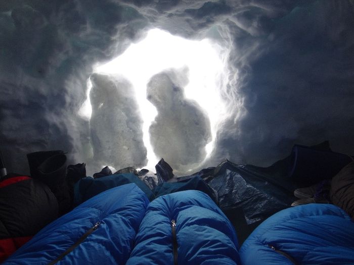 Le lendemain matin! Le lutin a bien gardé l'igloo