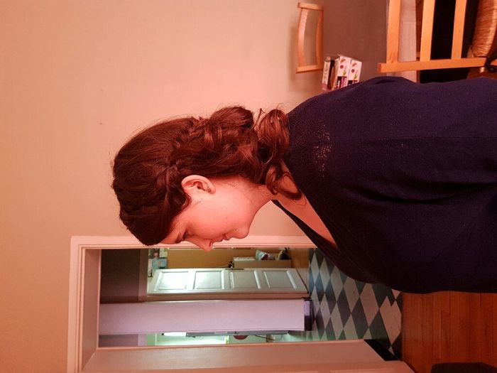 Essai coiffure et maquillage. - 2