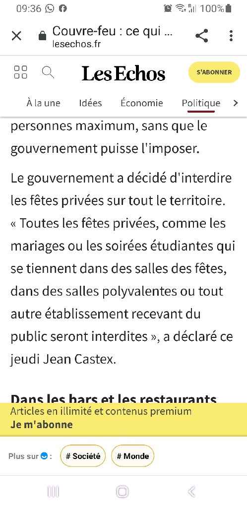 Mariage le 30 octobre - 1