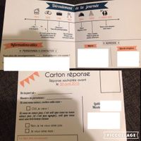 Faire part diy terminé (theme musique) - 4