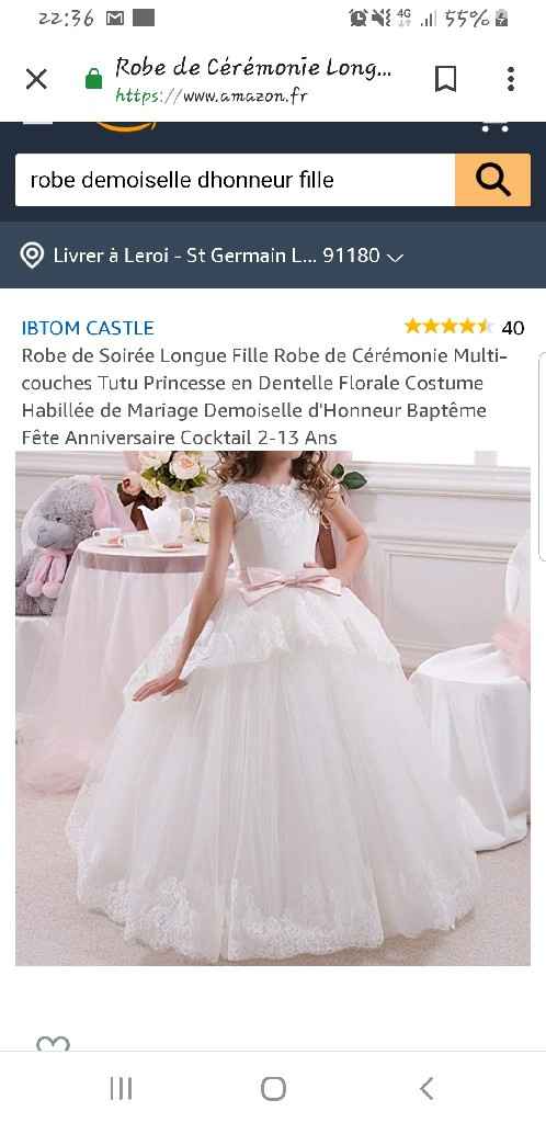Robes demoiselle honneur chez Amazon - 2