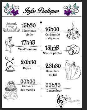 carton chrono du faire part