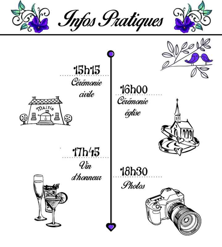 Carte Invitation pour invité VH 