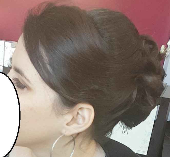 Ma coiffure de côté