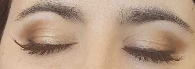 Maquillage yeux fermés