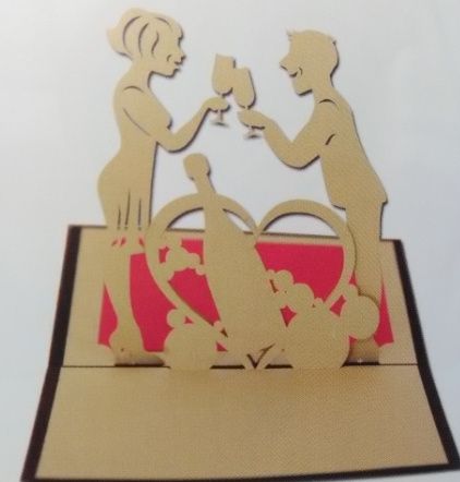 Un exemple de kirigami en 180°