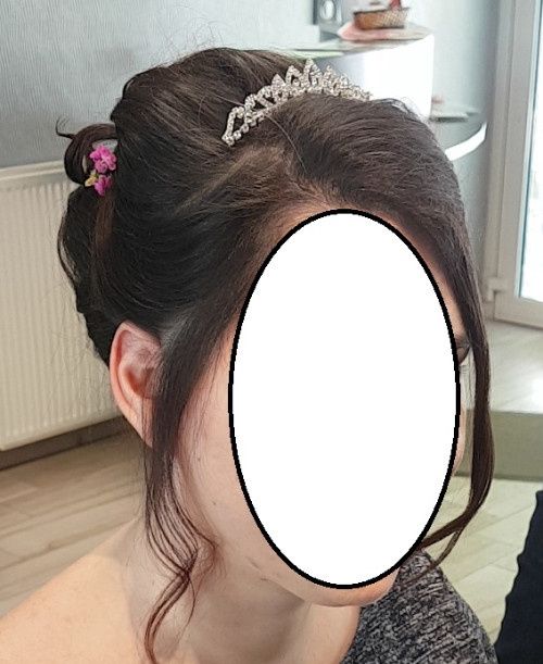 Ma coiffure de face
