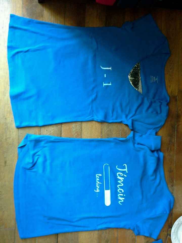 Après le sac diy, voilà le tshirt et le contenu du kit témoin ! - 1