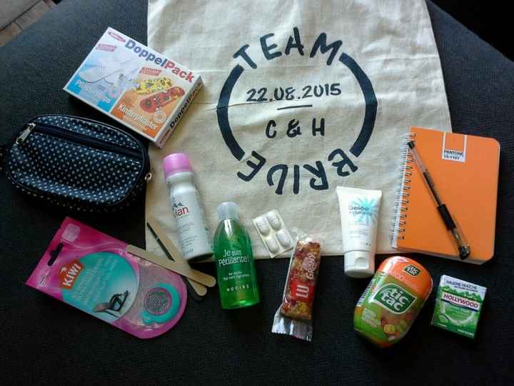 Après le sac diy, voilà le tshirt et le contenu du kit témoin ! - 2
