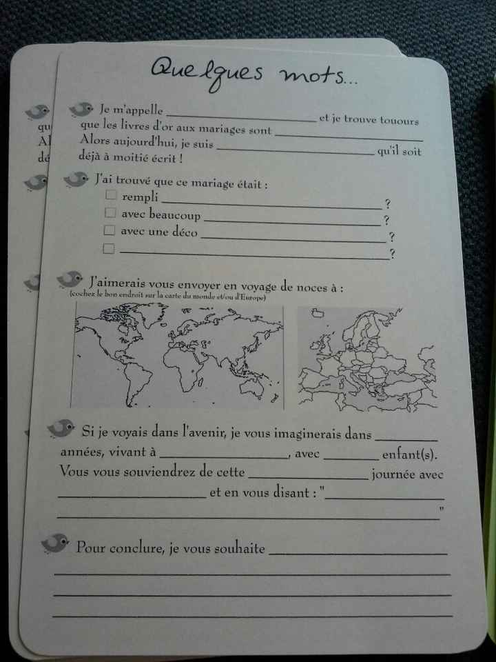 Impression des livrets de cérémonie et du livre d'or - 4