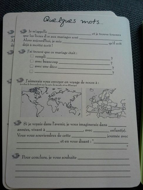 Impression des livrets de cérémonie et du livre d'or - 4
