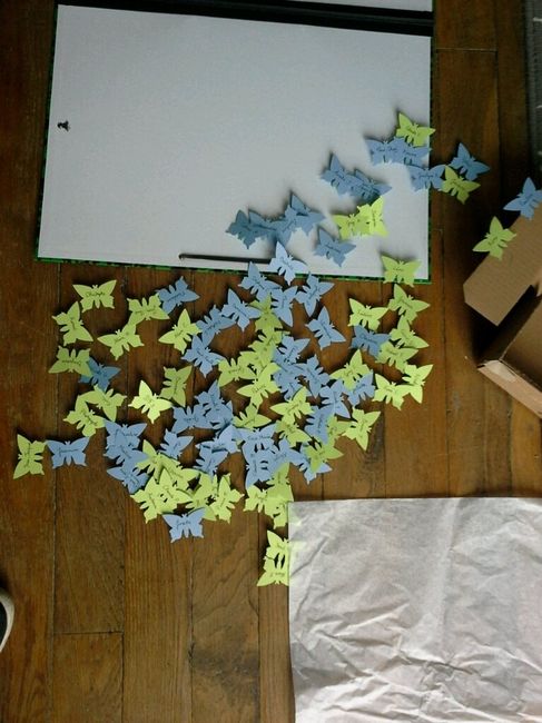 Petite astuce pour le rangement des marque - places à pinces - 2