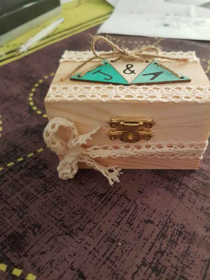 Boîte pour nos alliances - 1
