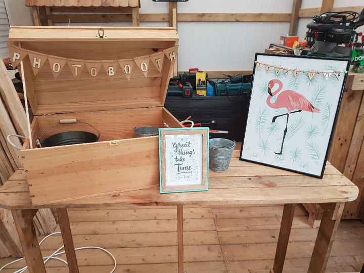 Installation urne, photobooth et livre d or - 1