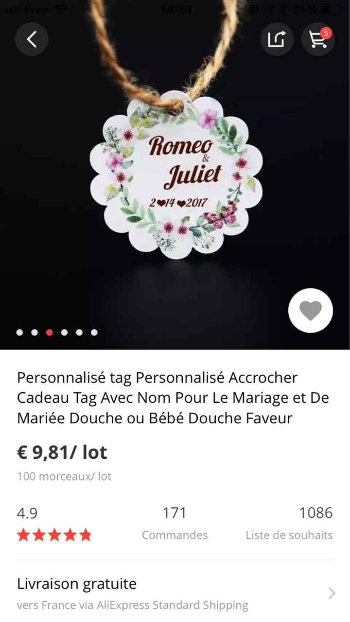 Quelqu'un sait où trouver des étiquettes personnalisables ? - 1