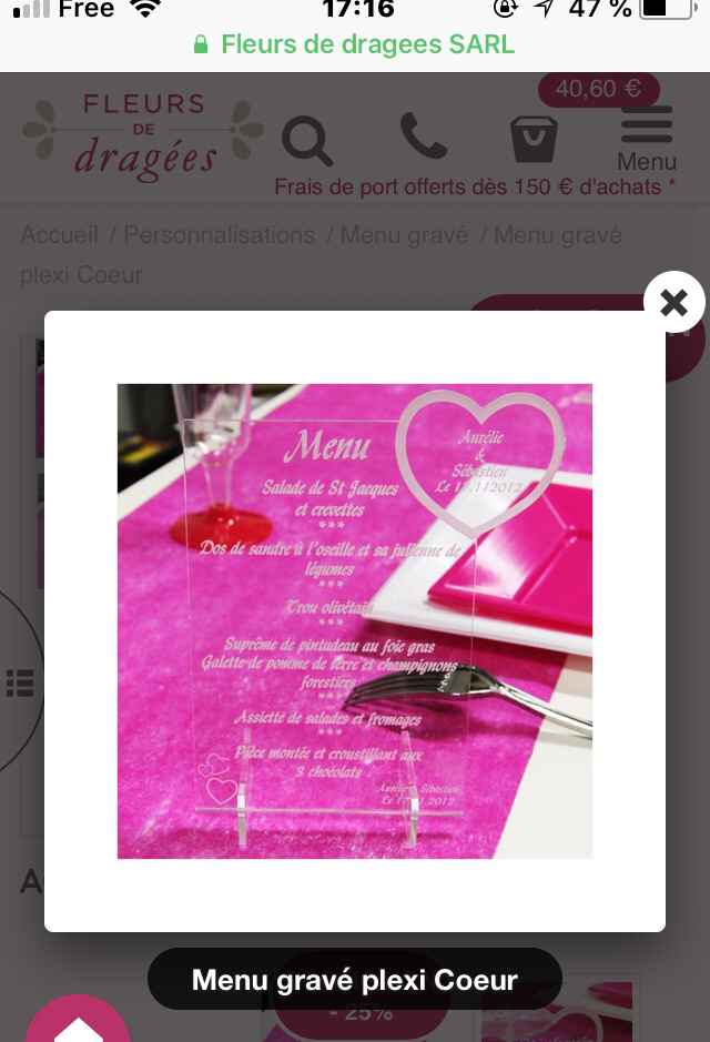 Ne pas afficher le menu ? - 1