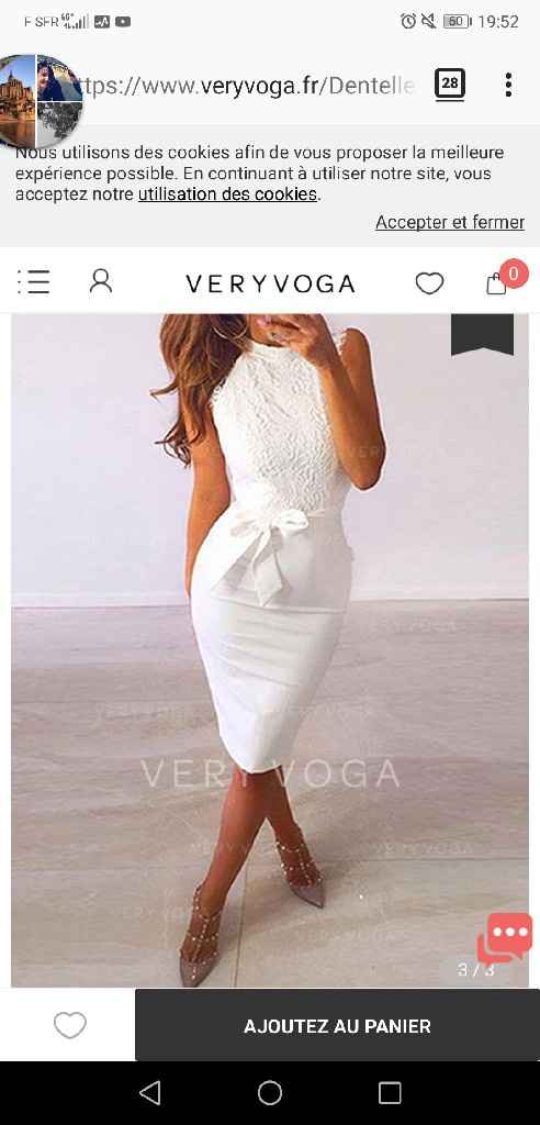Lendemain mariage tenue - 1