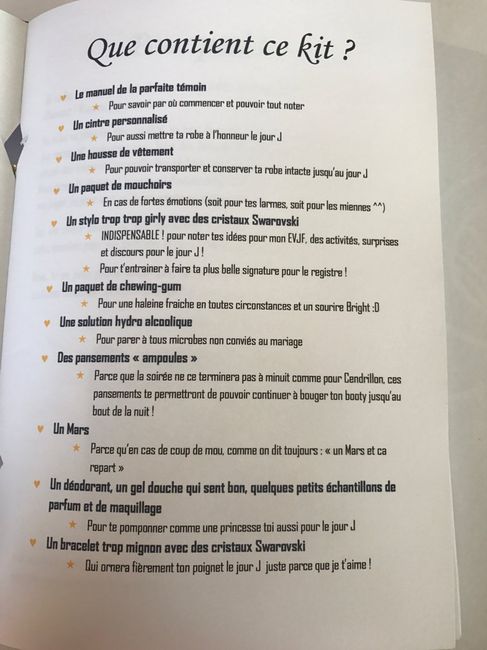 Mon kit super témoin! - 2
