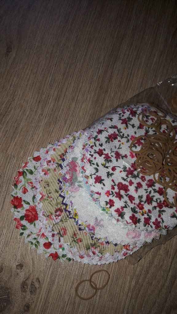 Rond de tissus pour pot a confitures - 2
